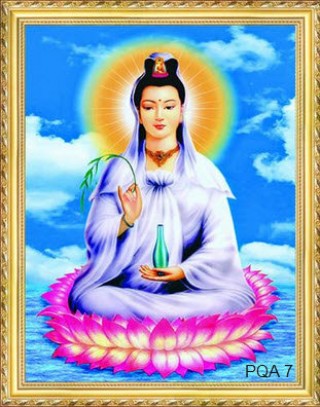 Tranh thêu Phật Bà Quan Âm 07