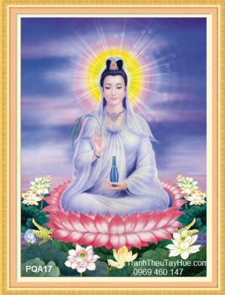 Tranh thêu Phật Bà Quan Âm 17