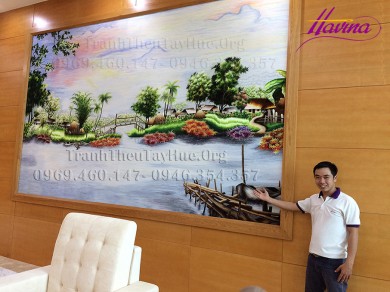 Tranh Thêu Tay Huế - HAVINA Vinh Dự Được Đồng Hành Cùng Tuần Lễ Cấp Cao APEC 2017 Tại Đà Nẵng